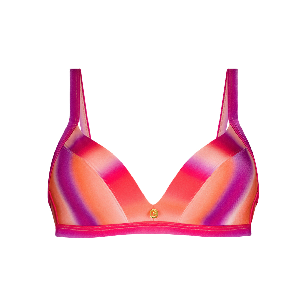 Triangle bikini top gradient 