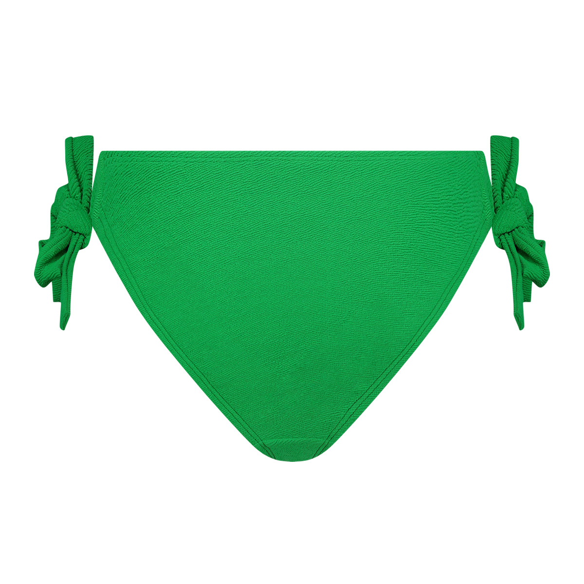 Bikini bottom bow bright green relief