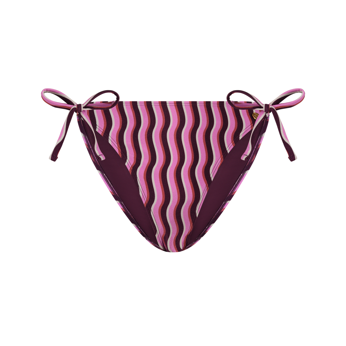 Bow bikini bottom groovy wave 