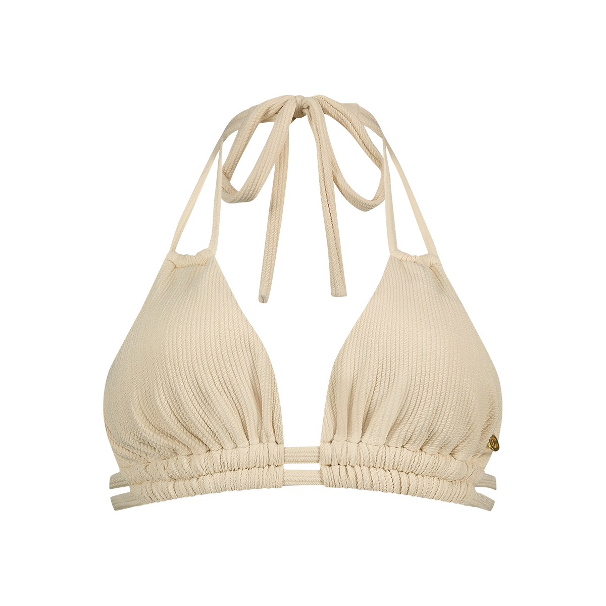 slide triangle bikini top off white relief slide triangle bikini top off white relief