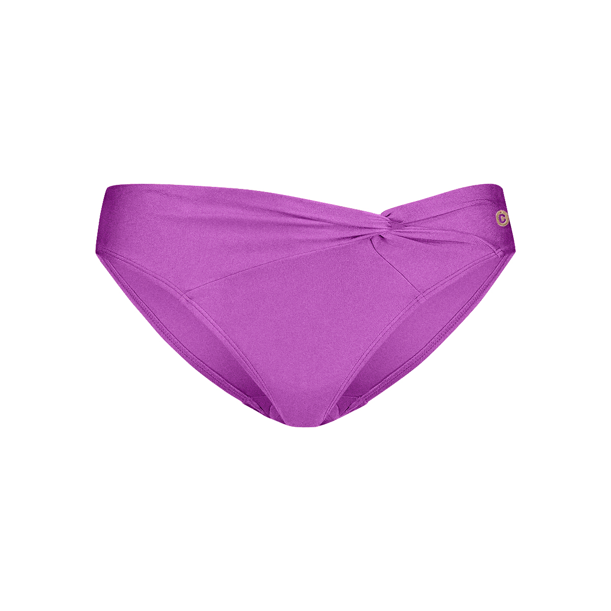 knot bikini bottom shiny lilac