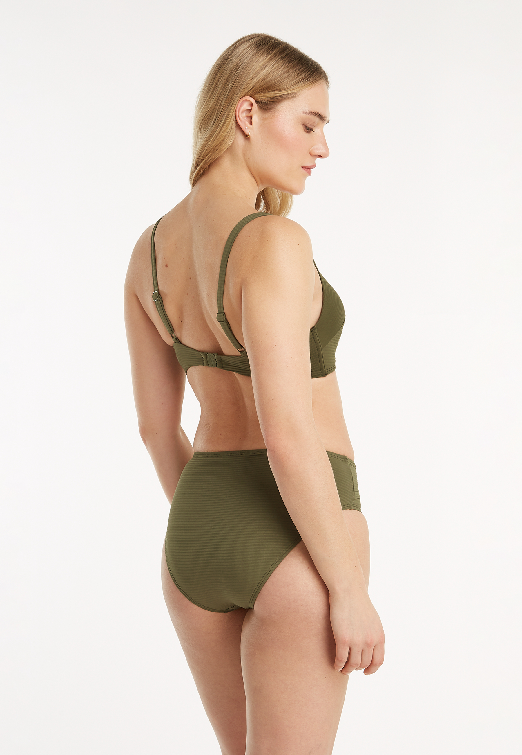 Buckle bikini bottom deep olive 