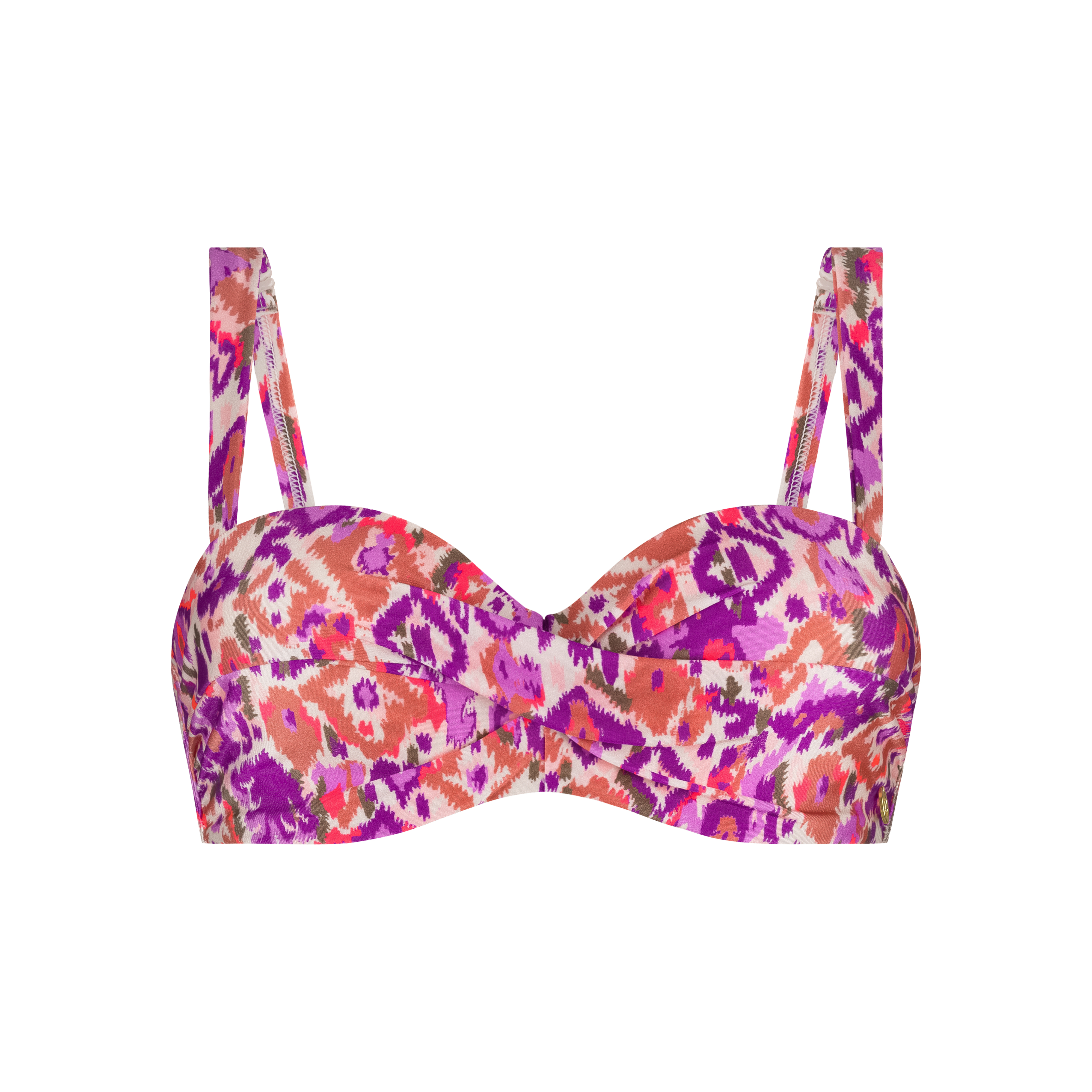 Twisted bikini top summer ikat 