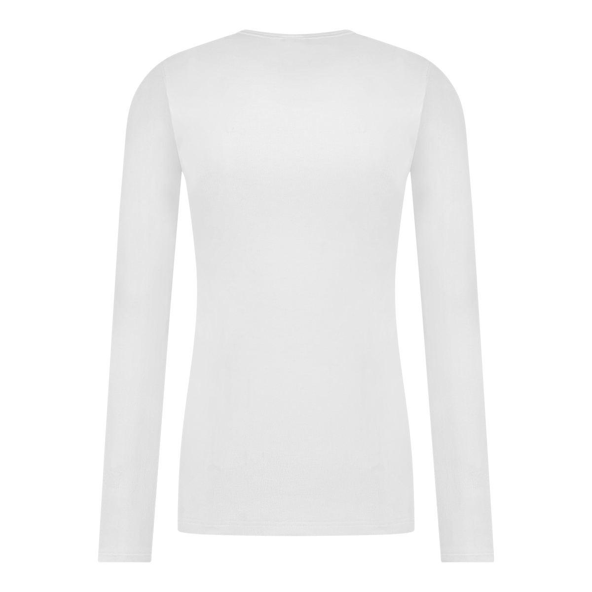 Thermo t-shirt lange mouwen v-hals snow white