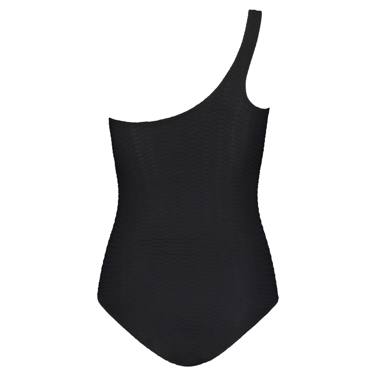 swimsuit one shoulder black snake