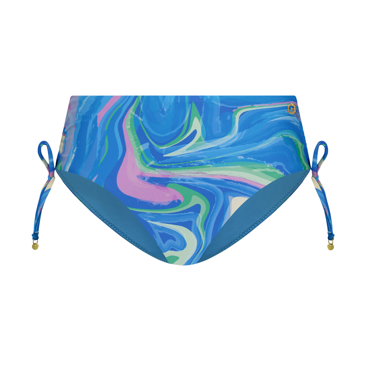 Bikini bottom midi bow swirl