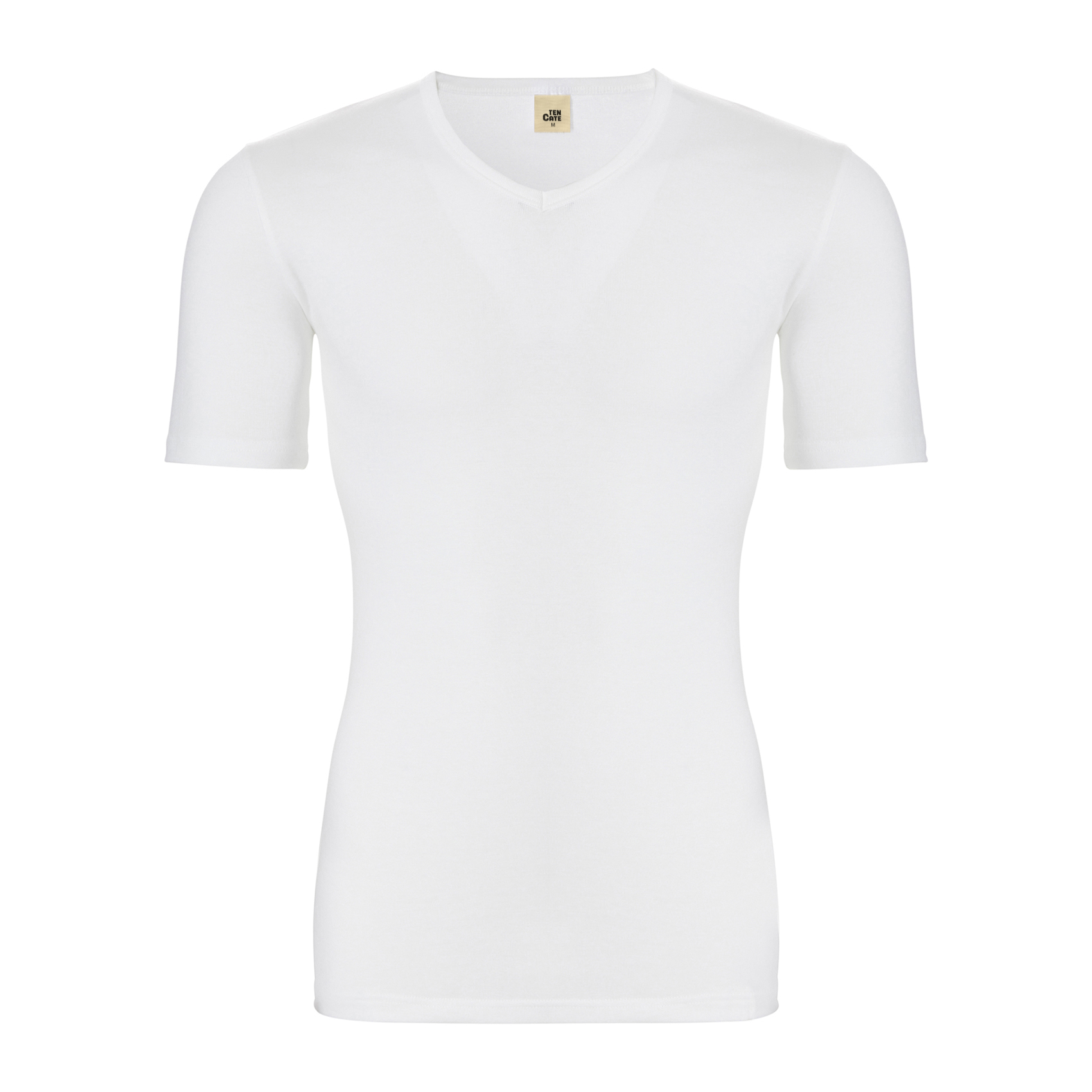 Thermo t-shirt v-hals snow white