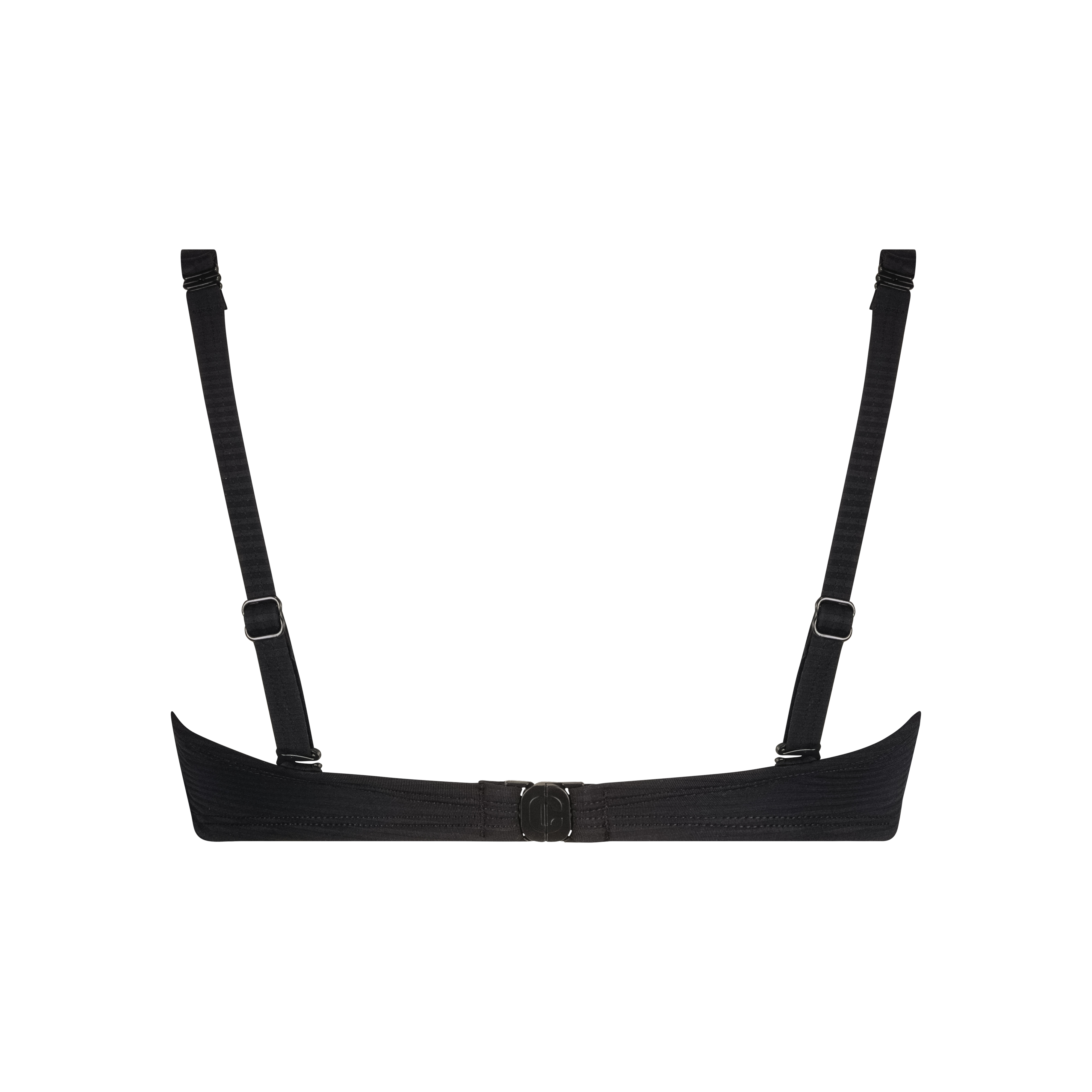 Twisted bikini top zwart 