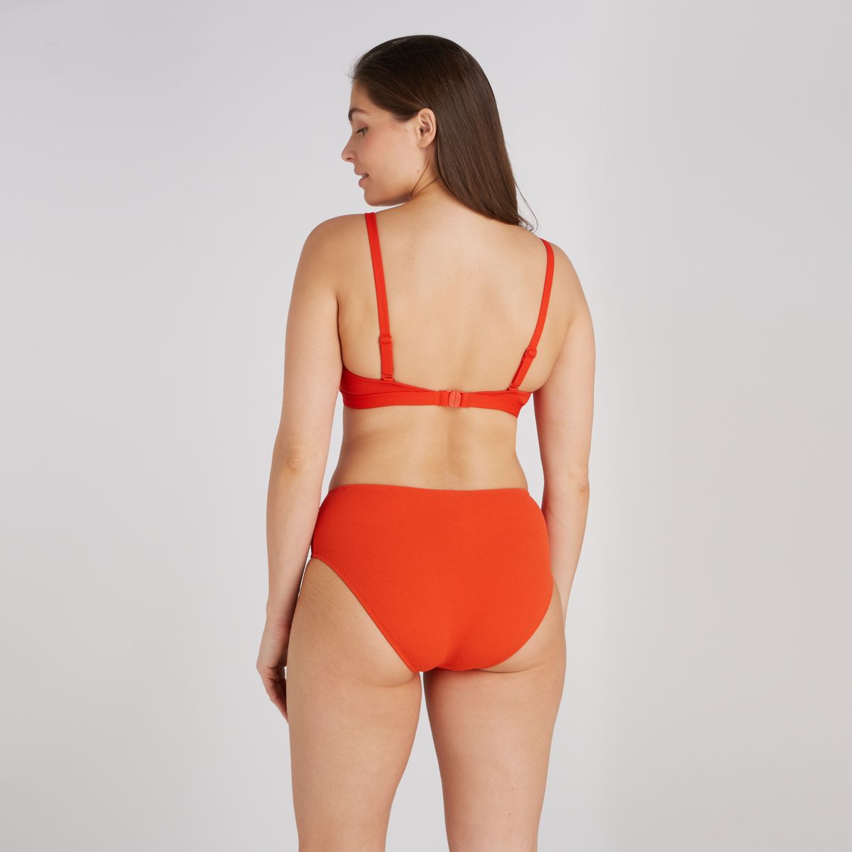 Bikini bottom midi summer red relief