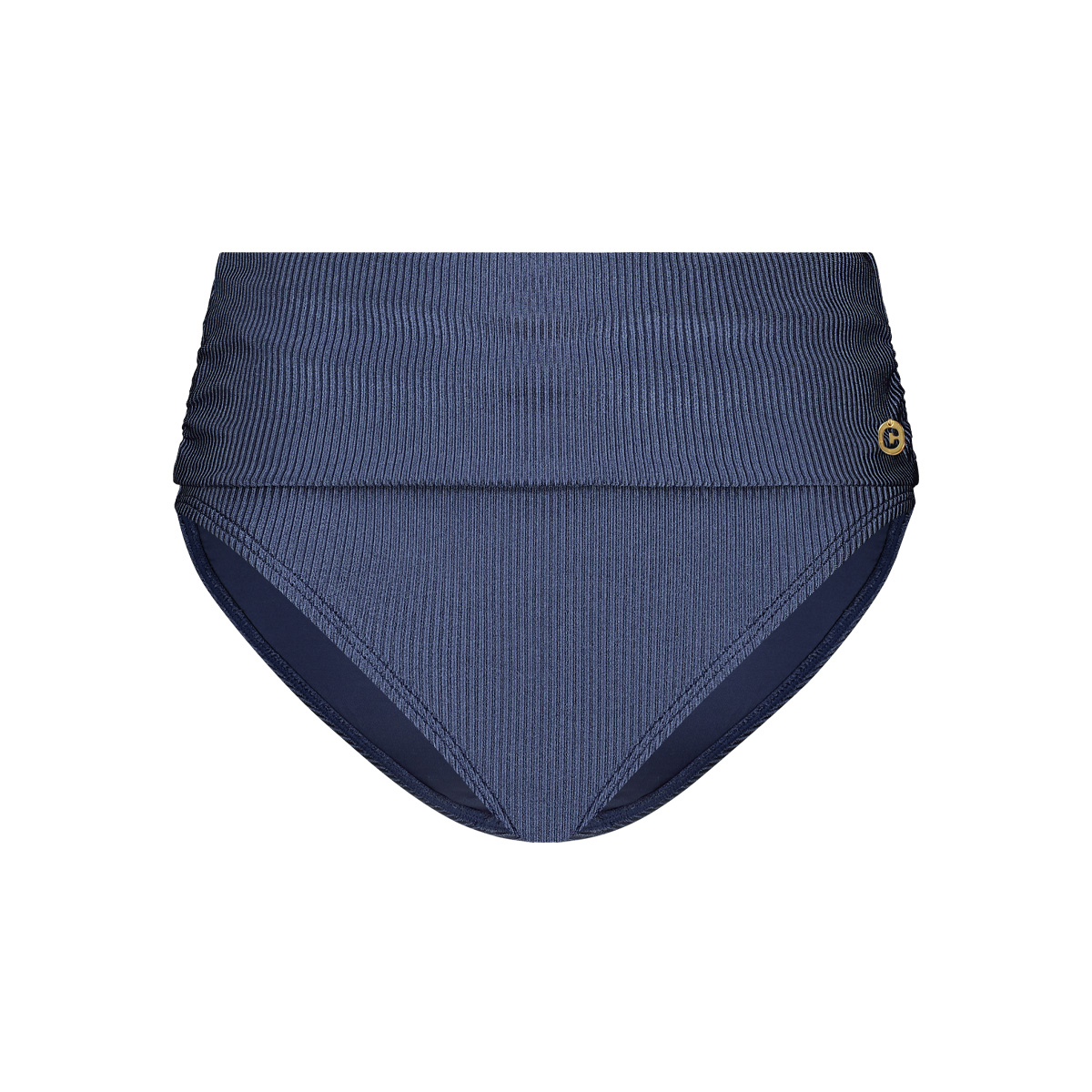 Ten Cate - Flipover Bikini Broekje Shiny Indigo - maat 38 - Blauw