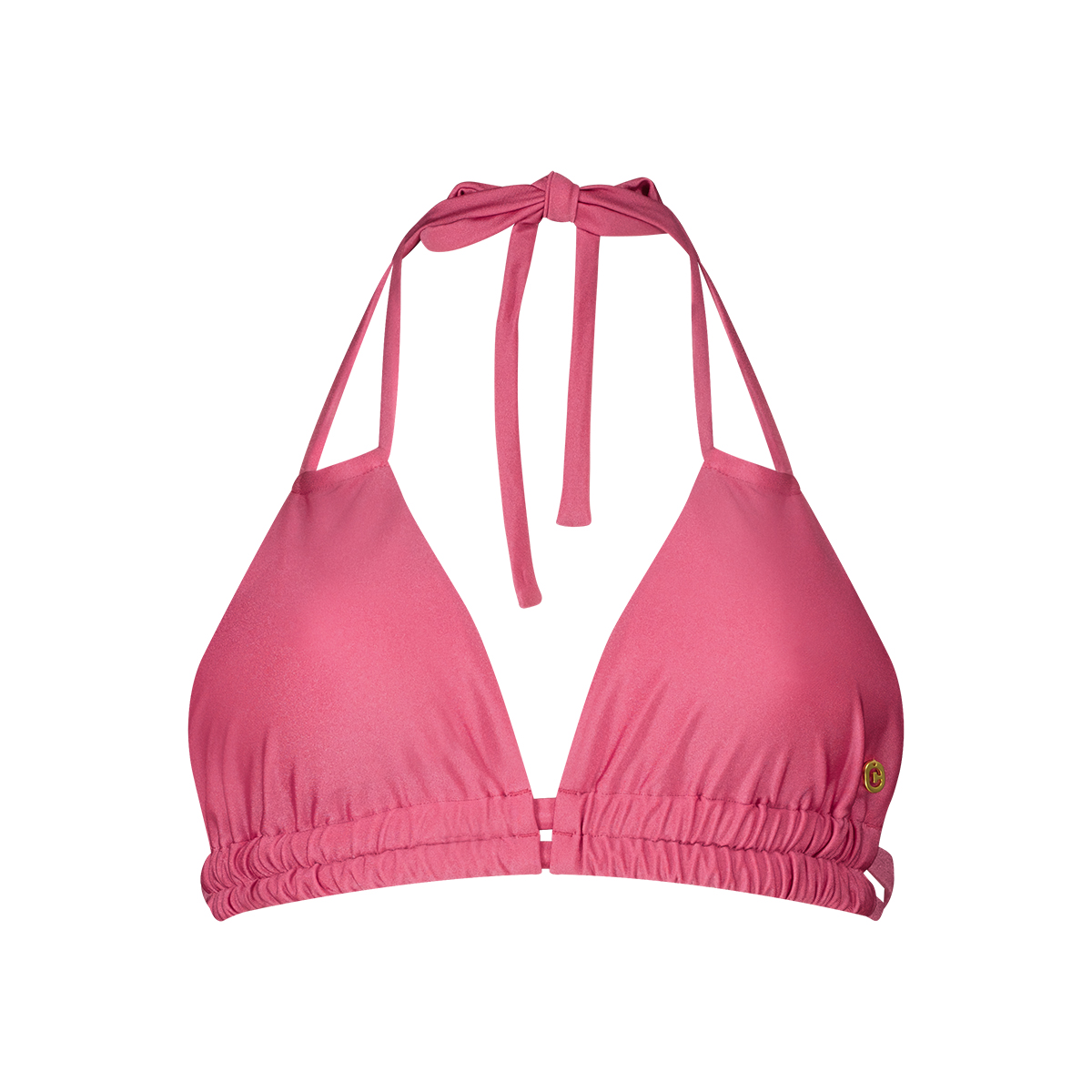 slide triangle bikini top summer pink maat 40