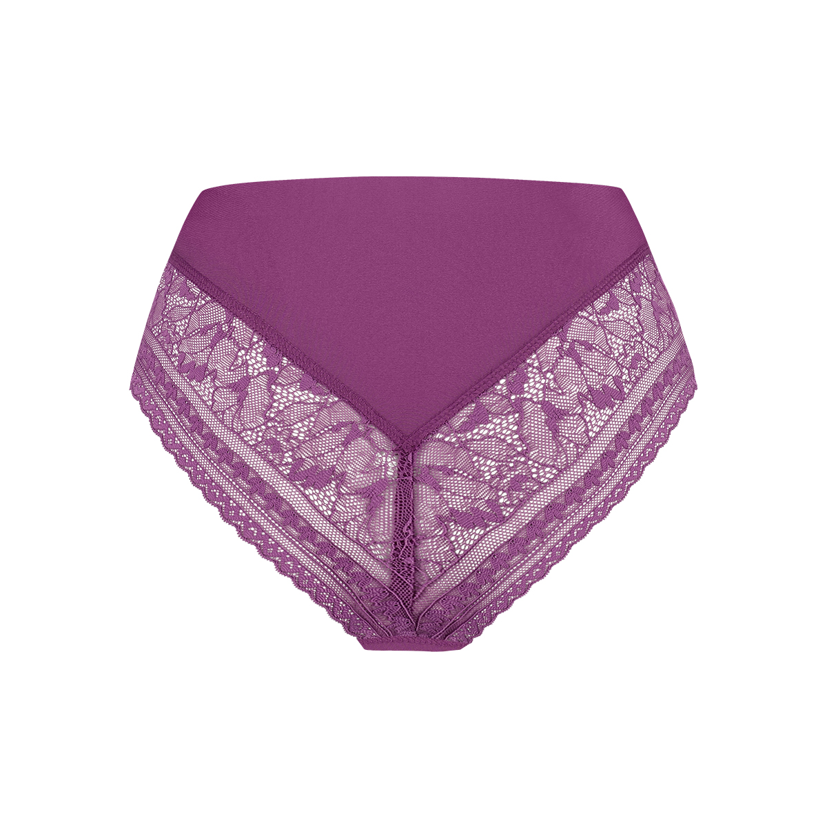 high waist brazilian lace purple