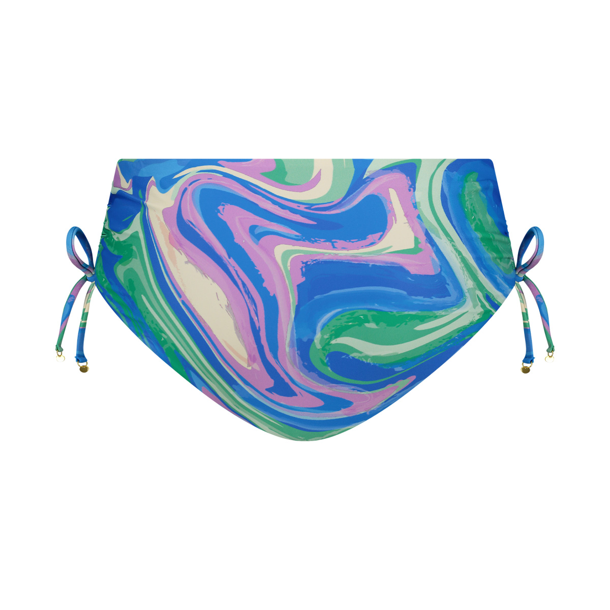 Bikini bottom midi bow swirl