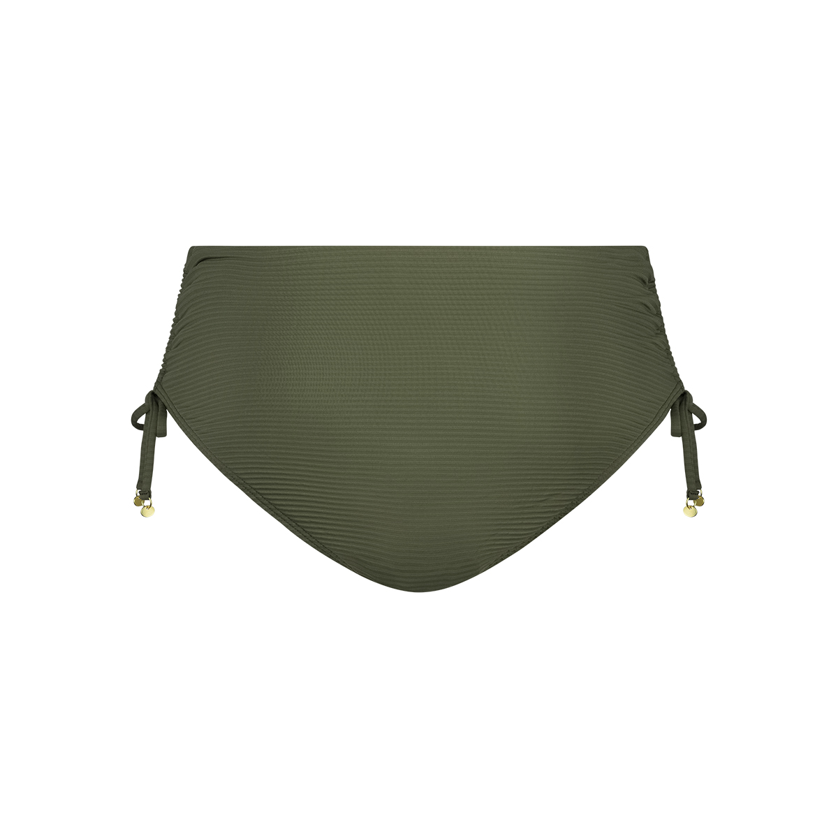 Midi bow bikini bottom deep olive 