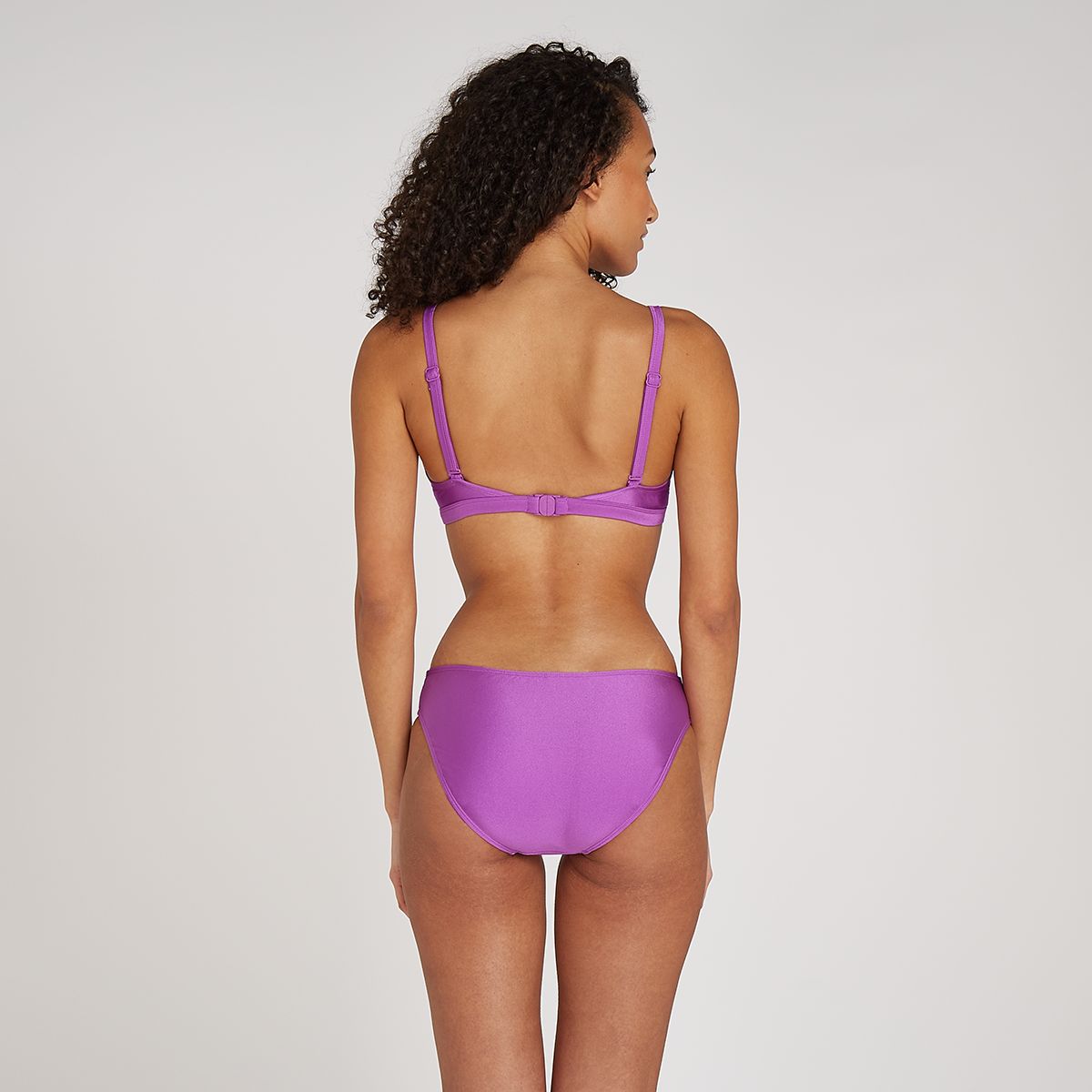 knot bikini bottom shiny lilac