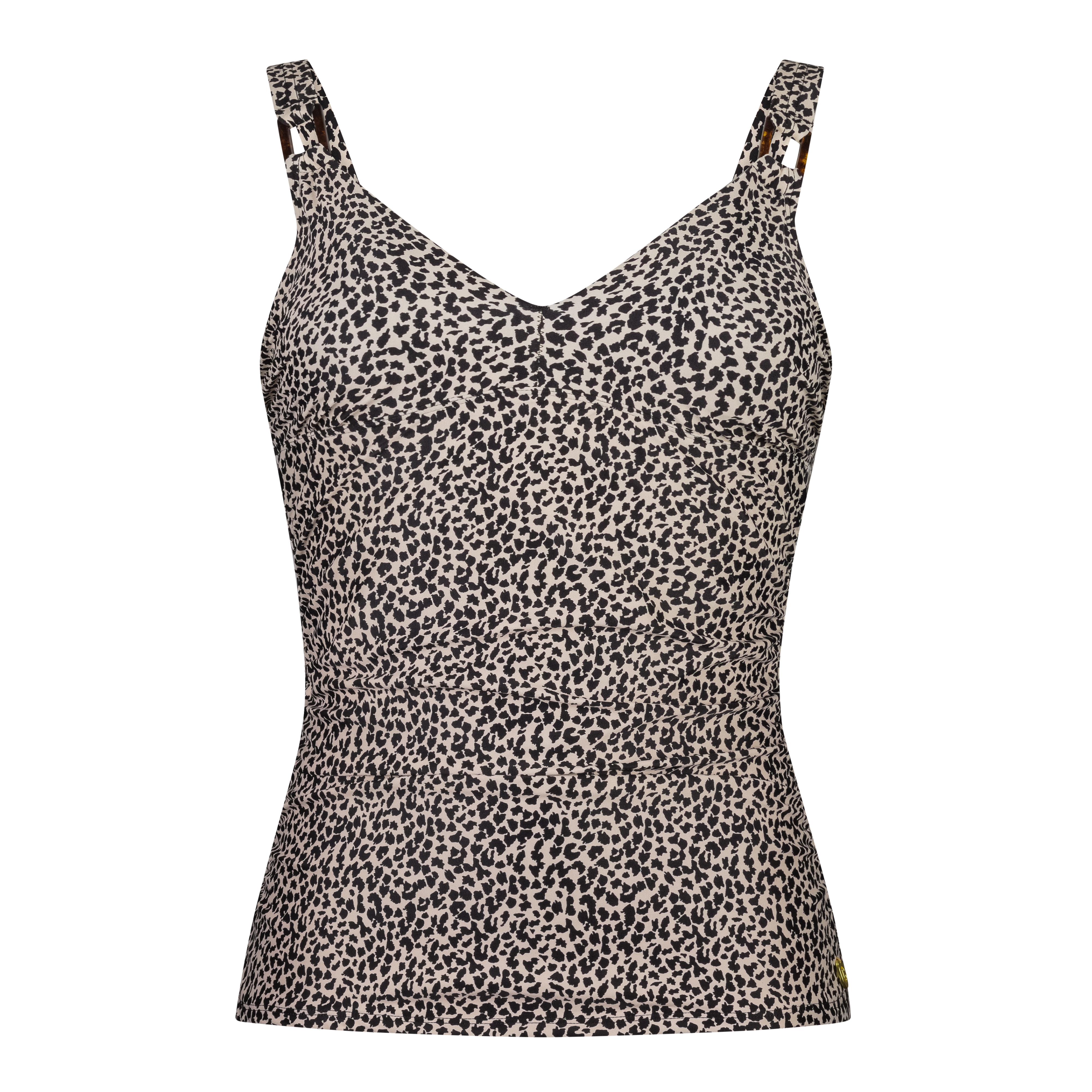 V-neck tankini wild dot 