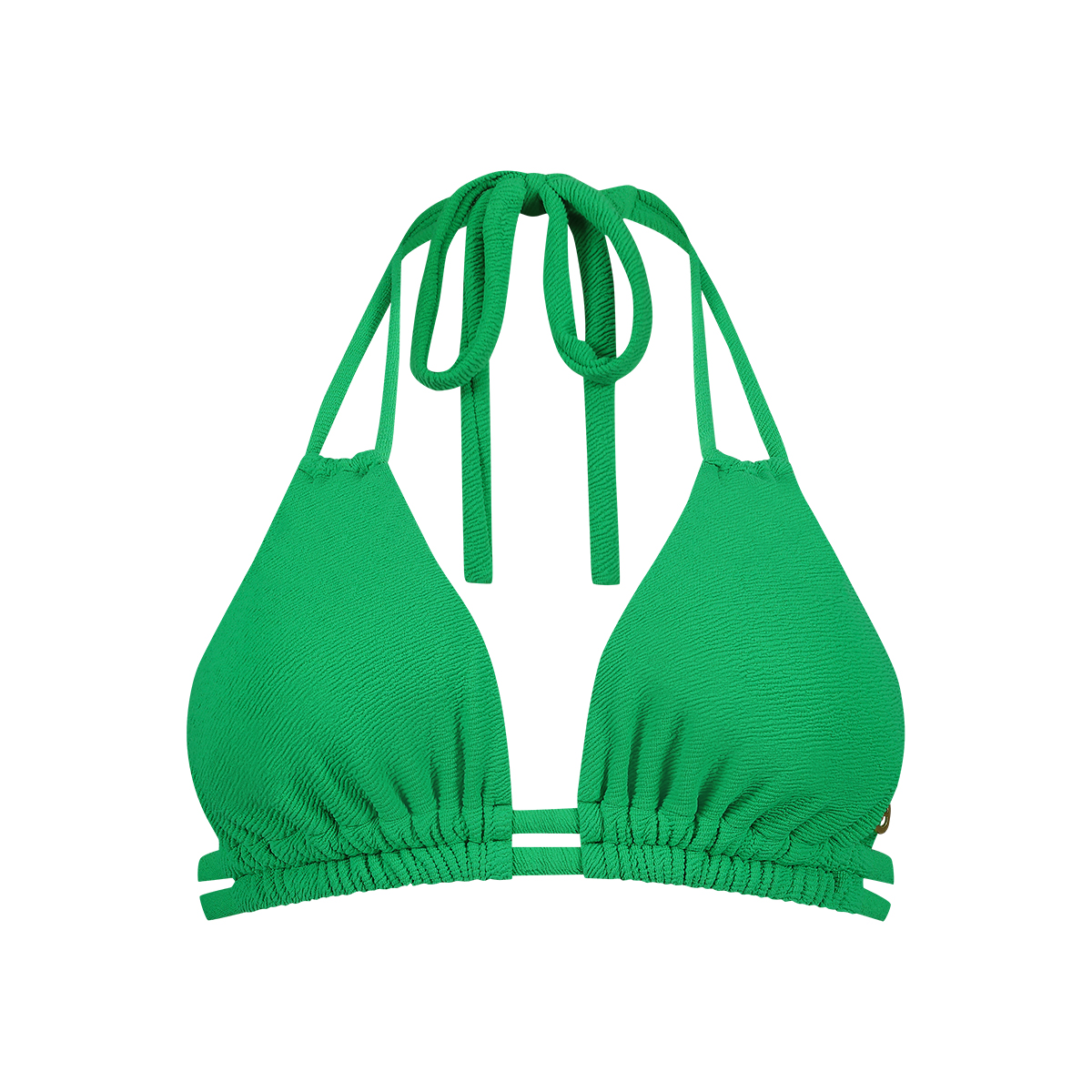 slide triangle bikini top bright green relief 