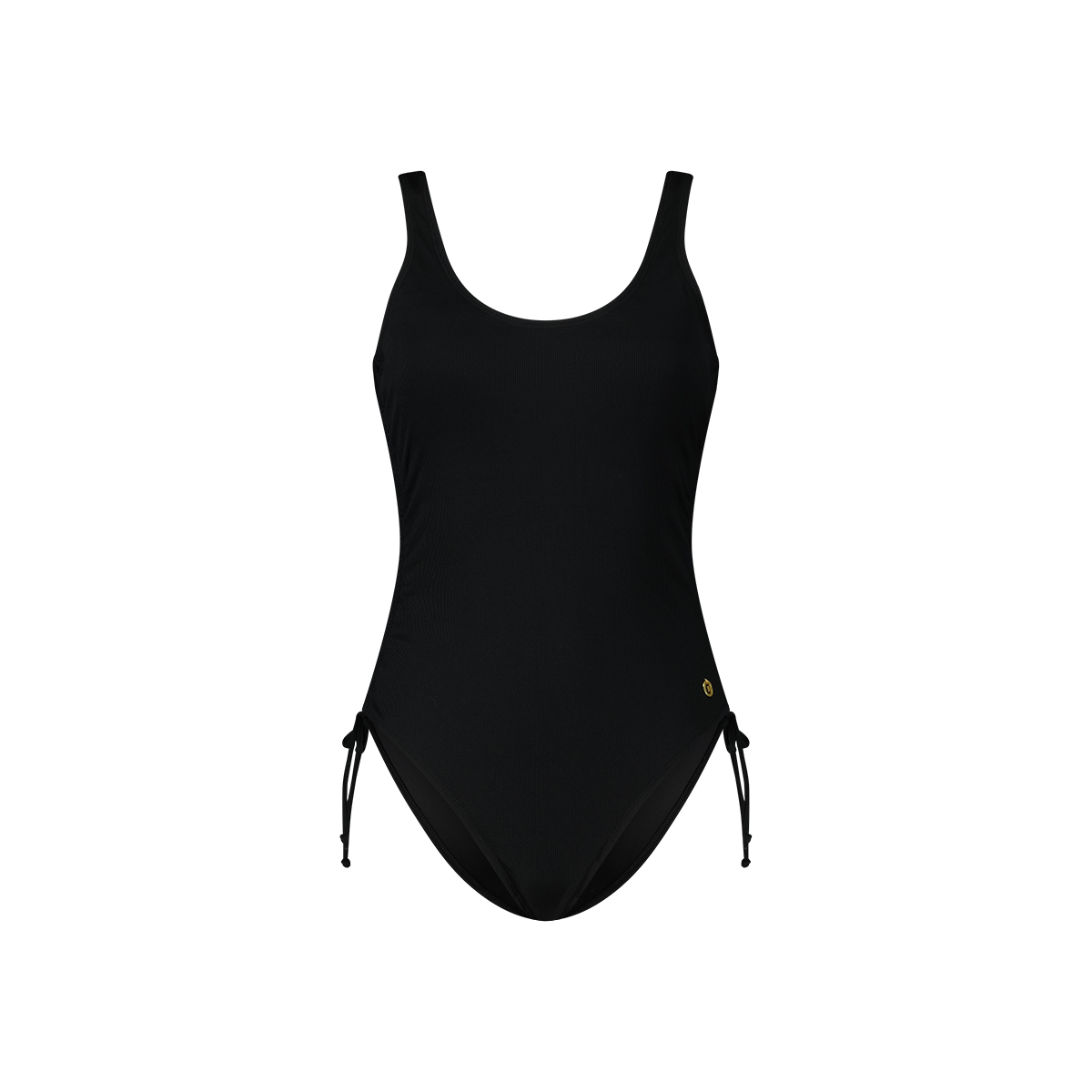 high leg swimsuit black rib maat 36