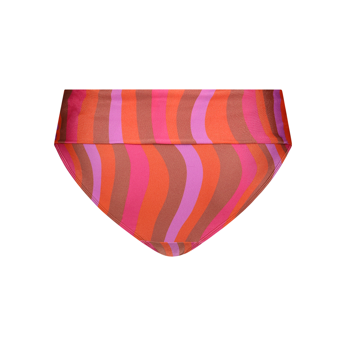 Flipover bikini bottom shiny wave