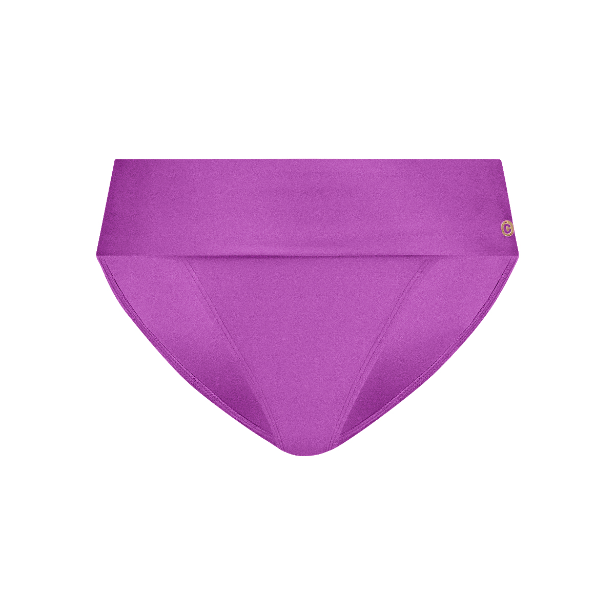 Flipover bikini bottom shiny indigo