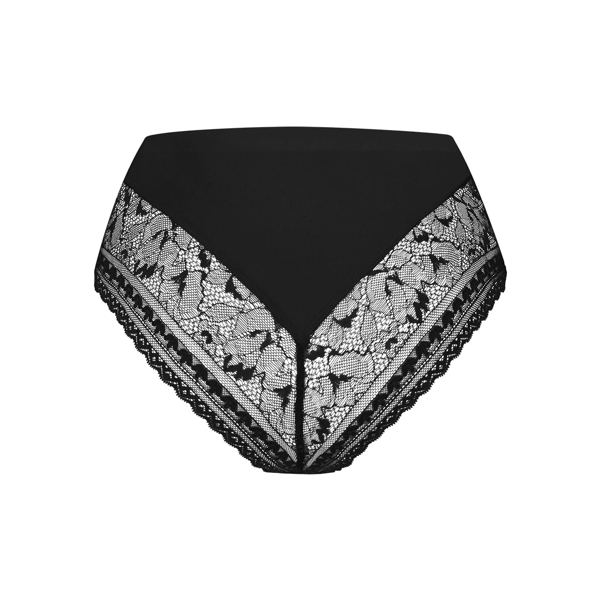 Limited edition high waist brazilian lace zwart