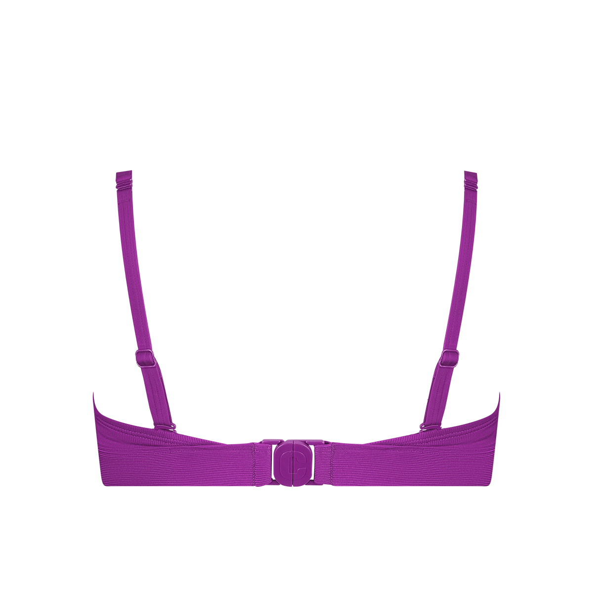 Triangle buckle push-up bikini wildberry 