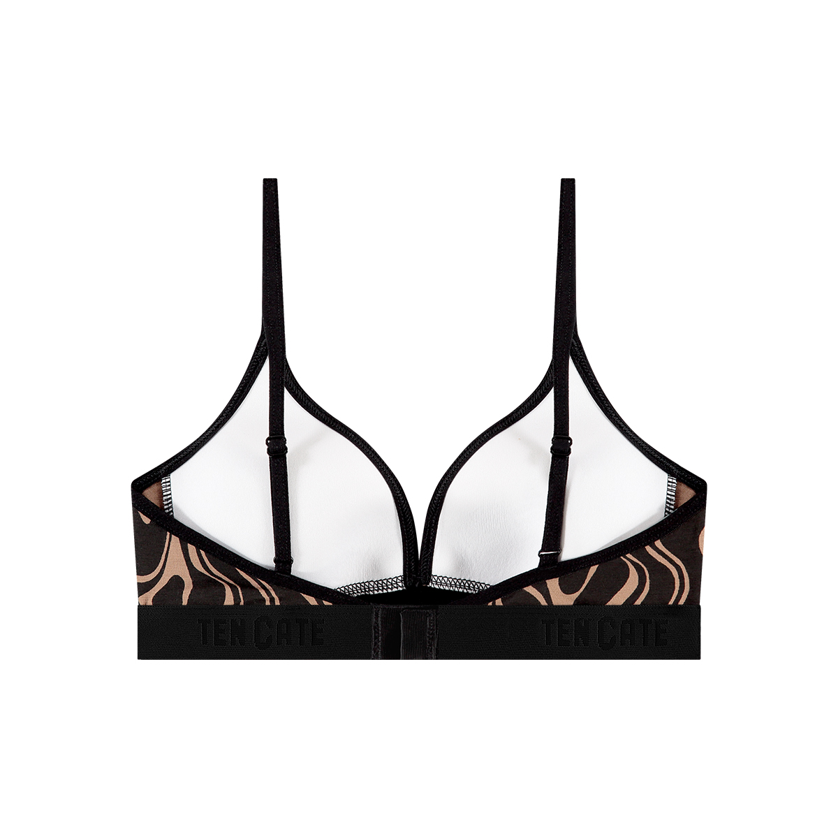 voorgevormde BH top seventies hazelnut voorgevormde BH top seventies hazelnut