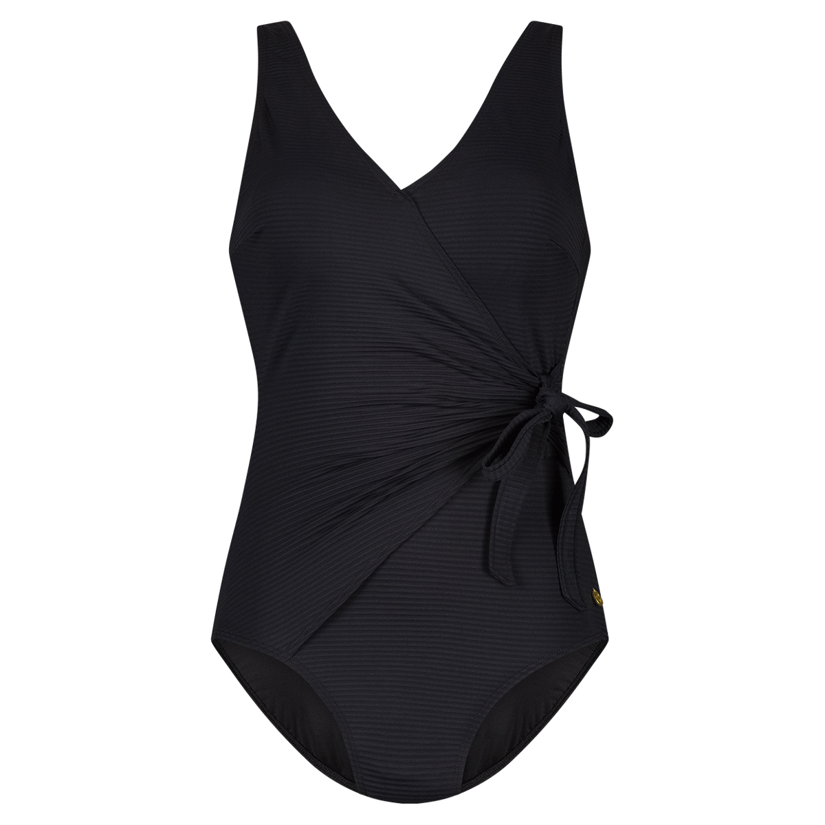 V-neck badpak zwart