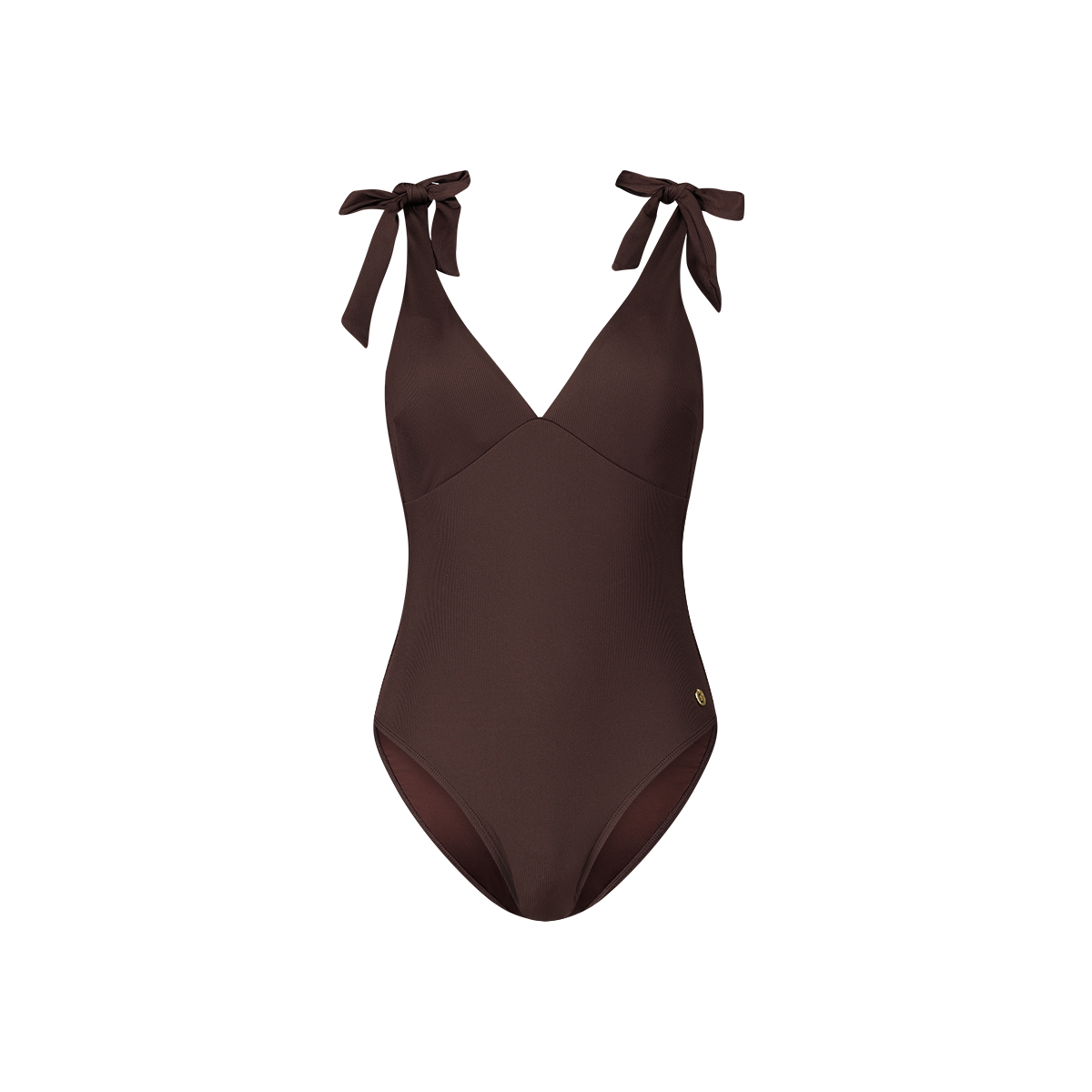 bow swimsuit chocolate rib maat 42