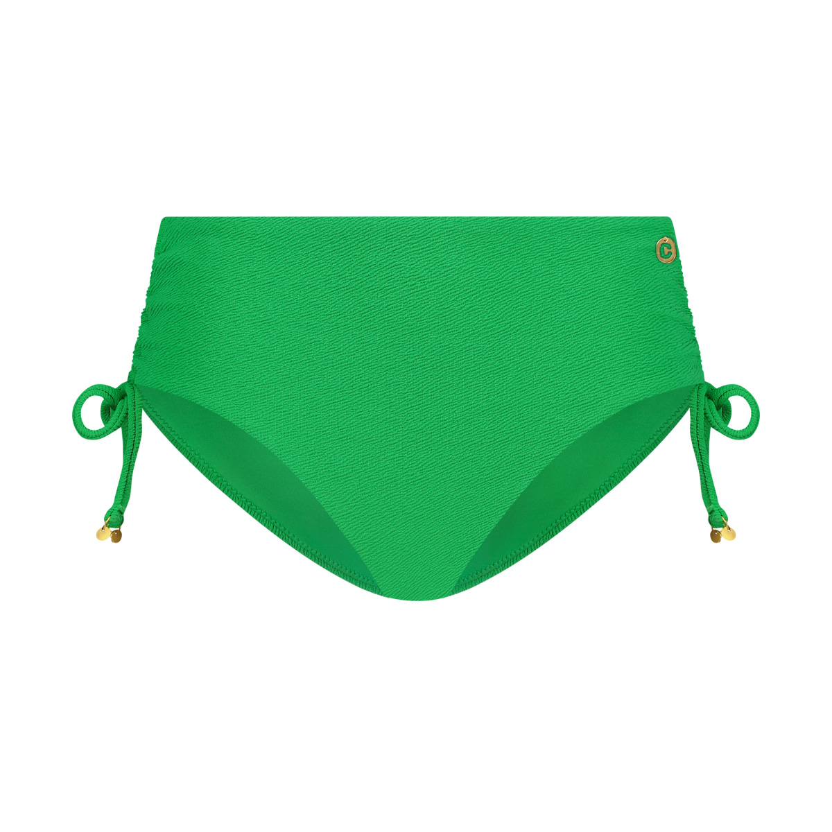 Bikini bottom midi bow bright green relief Bikini bottom midi bow bright green relief
