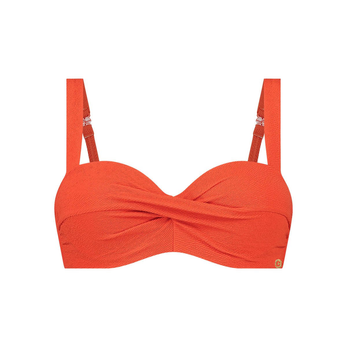 Ten Cate Twisted Padded Wired bikini top dames rood