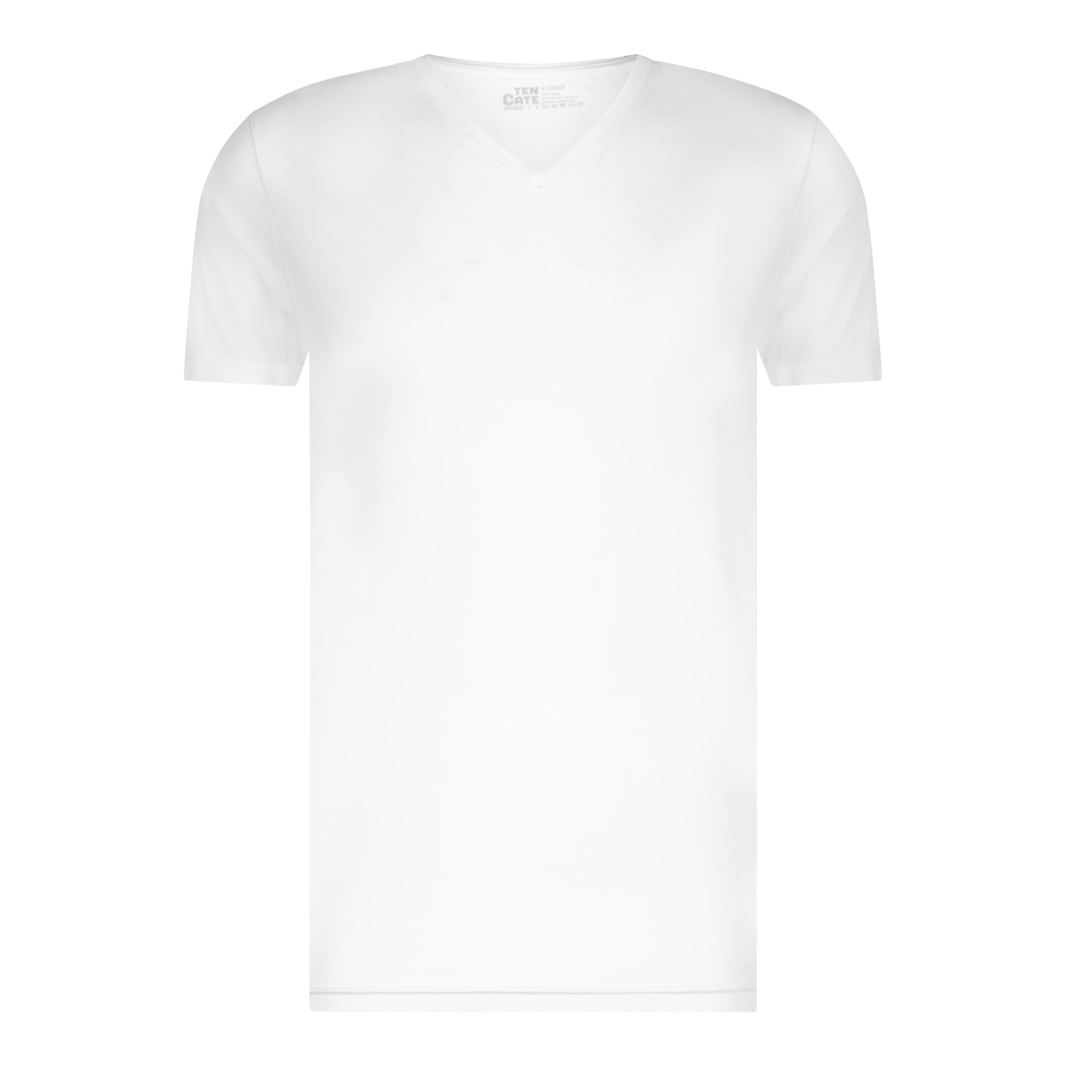 V-neck t-shirt wit 