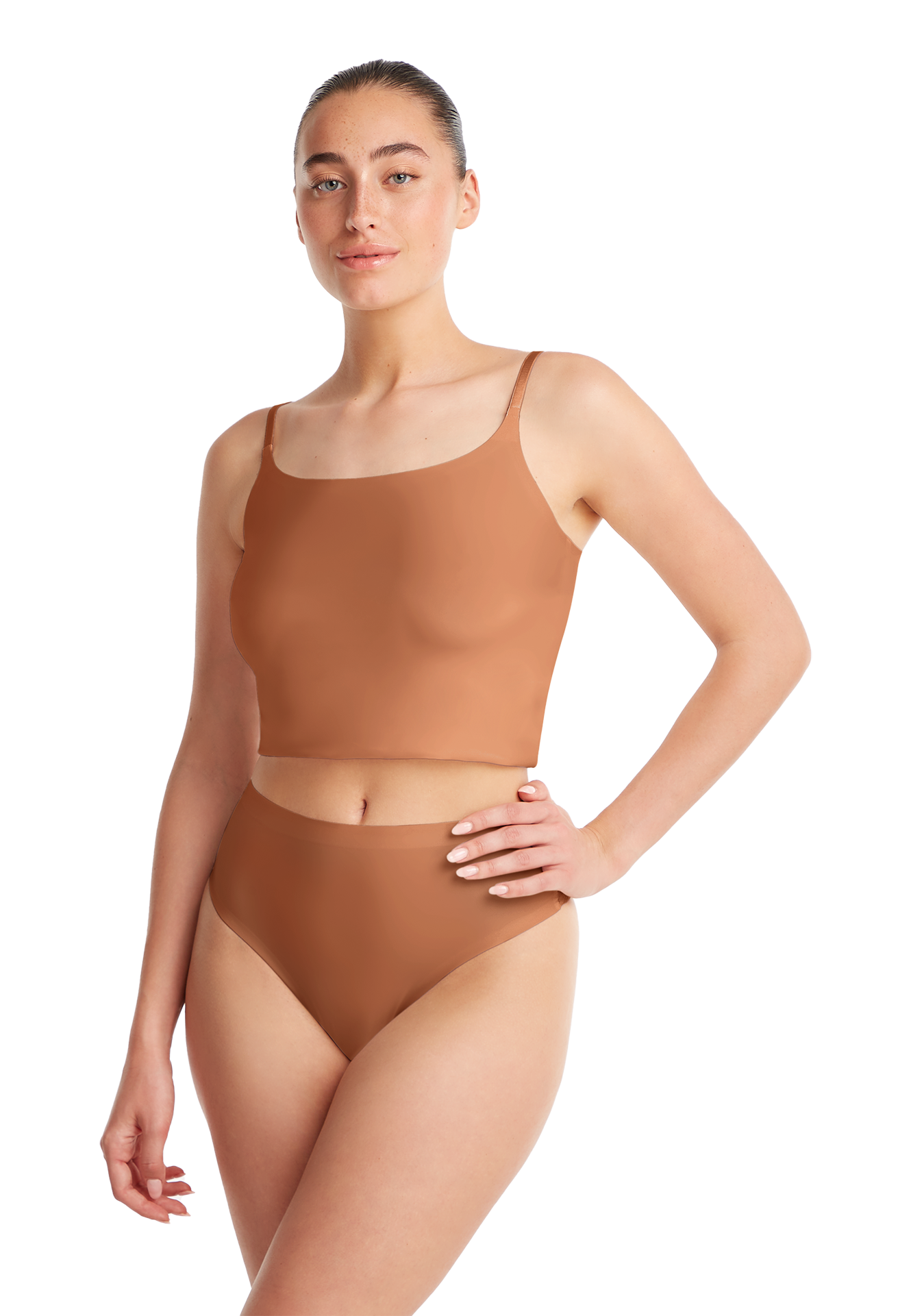 high waist brazilian met kant hazelnut high waist brazilian met kant hazelnut