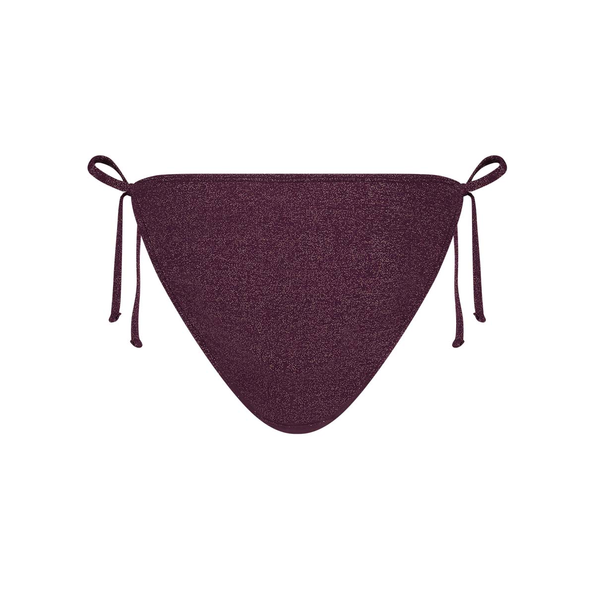 Bow bikini bottom wine red