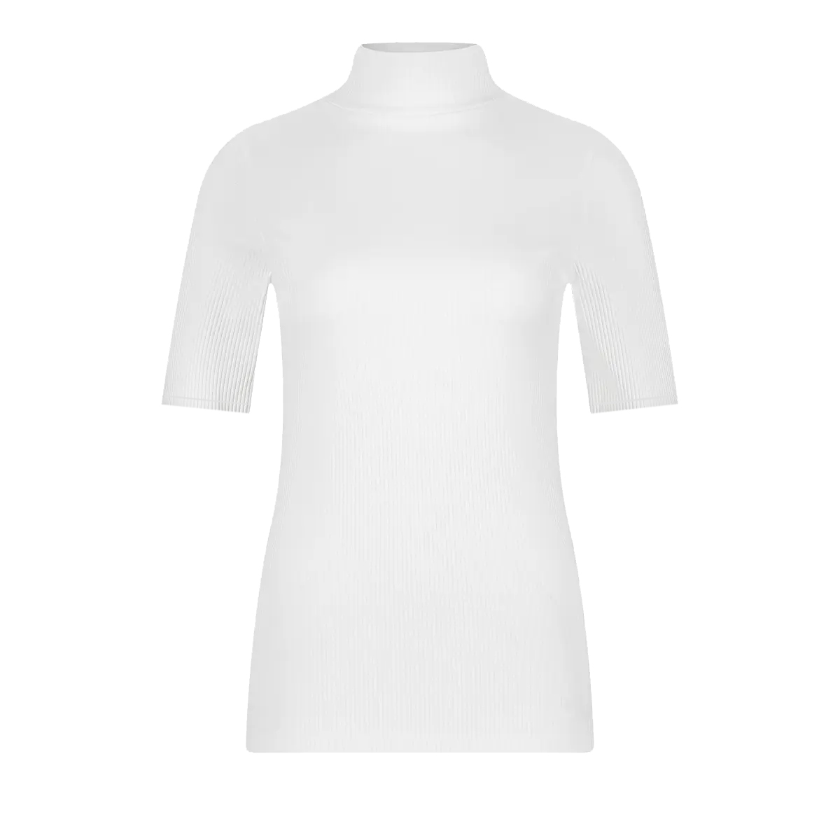 Thermo T-shirt zwart rib Thermo T-shirt zwart rib