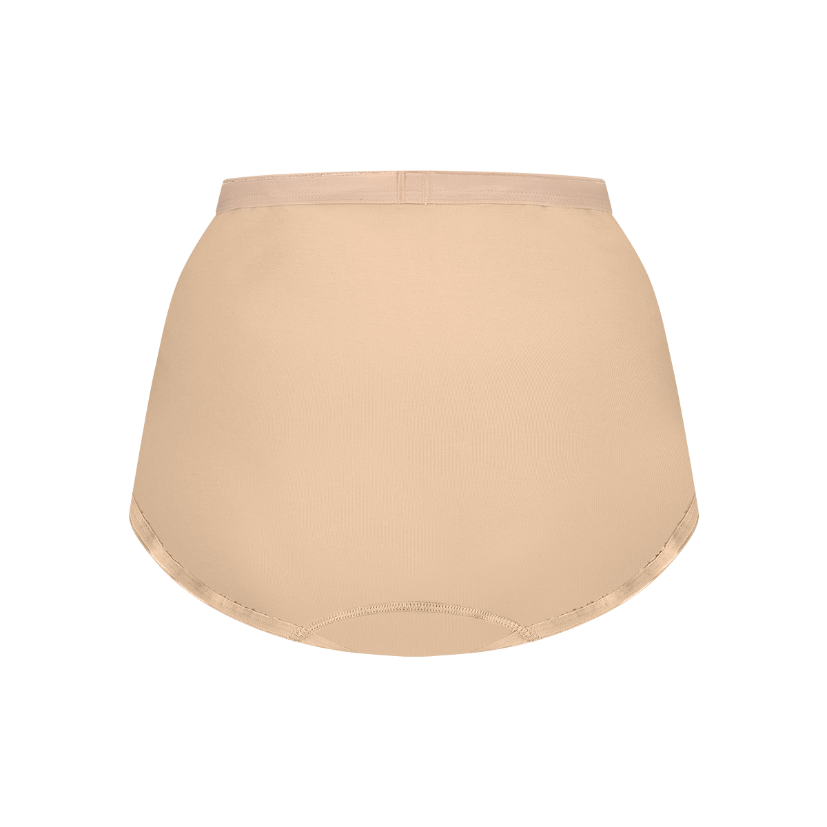 high waist shape beige