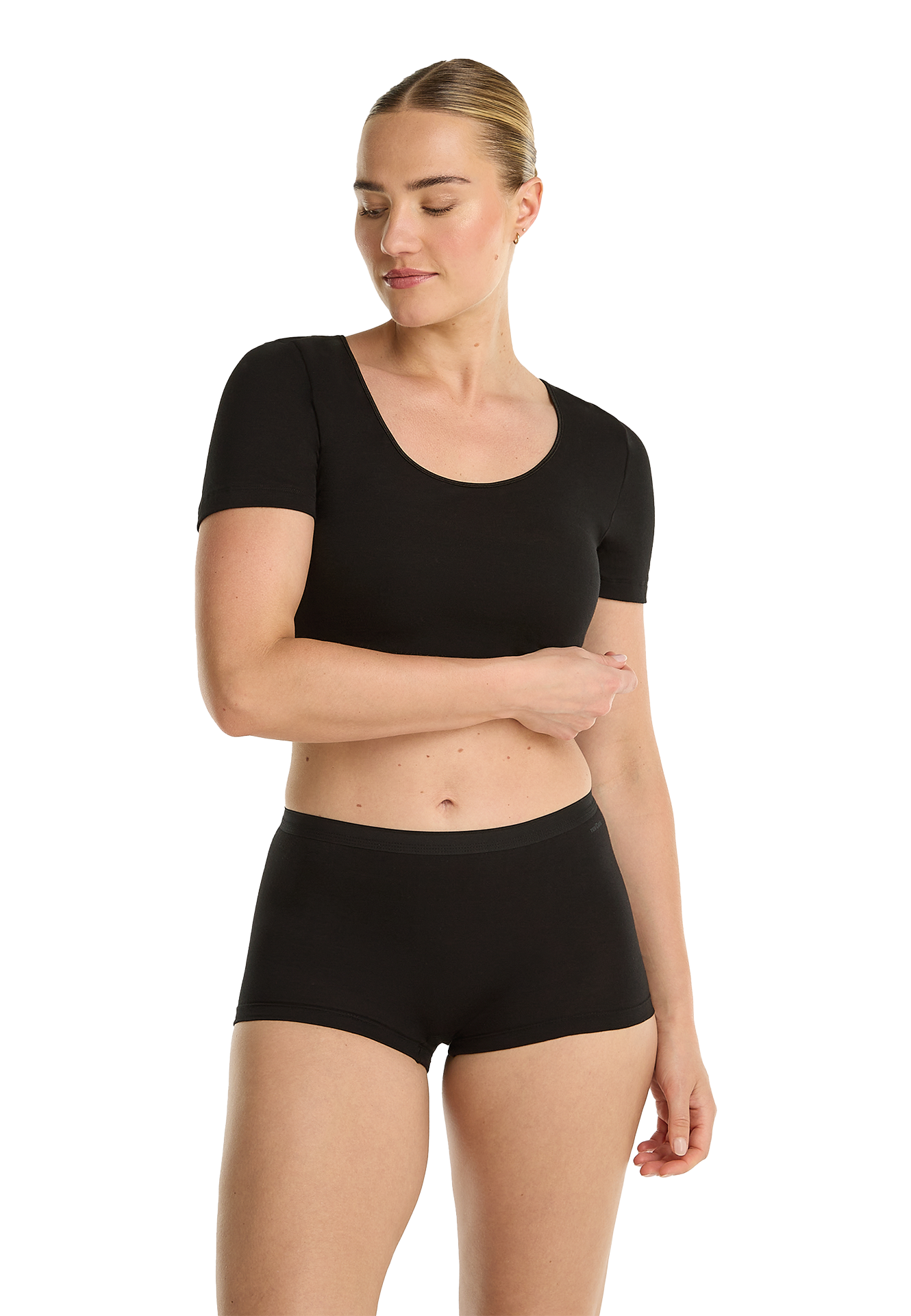 shorts zwart 4 pack