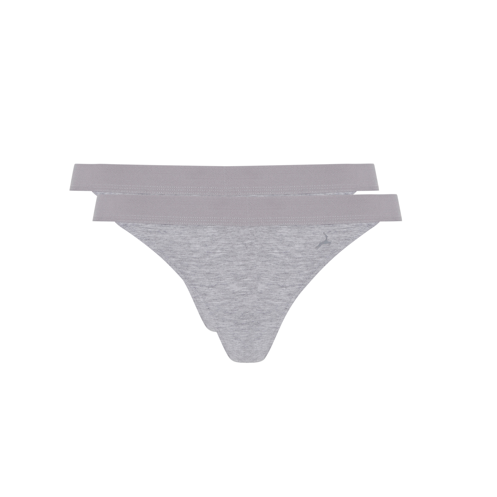Tanga slip grijs melee 2 pack maat S