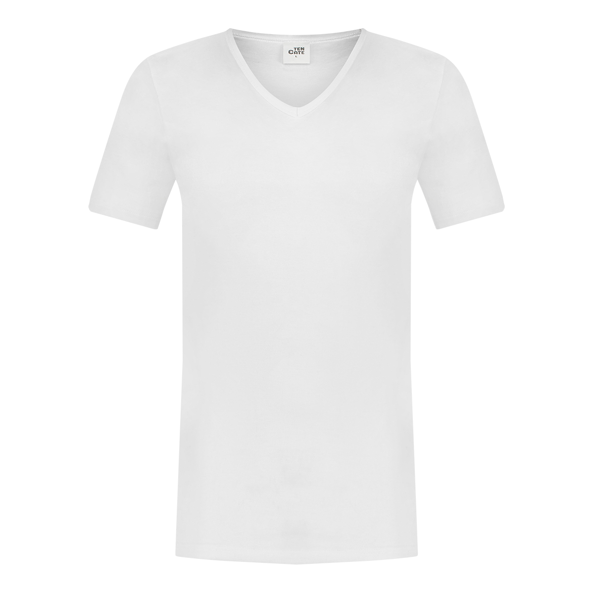 Thermo t-shirt v-hals snow white