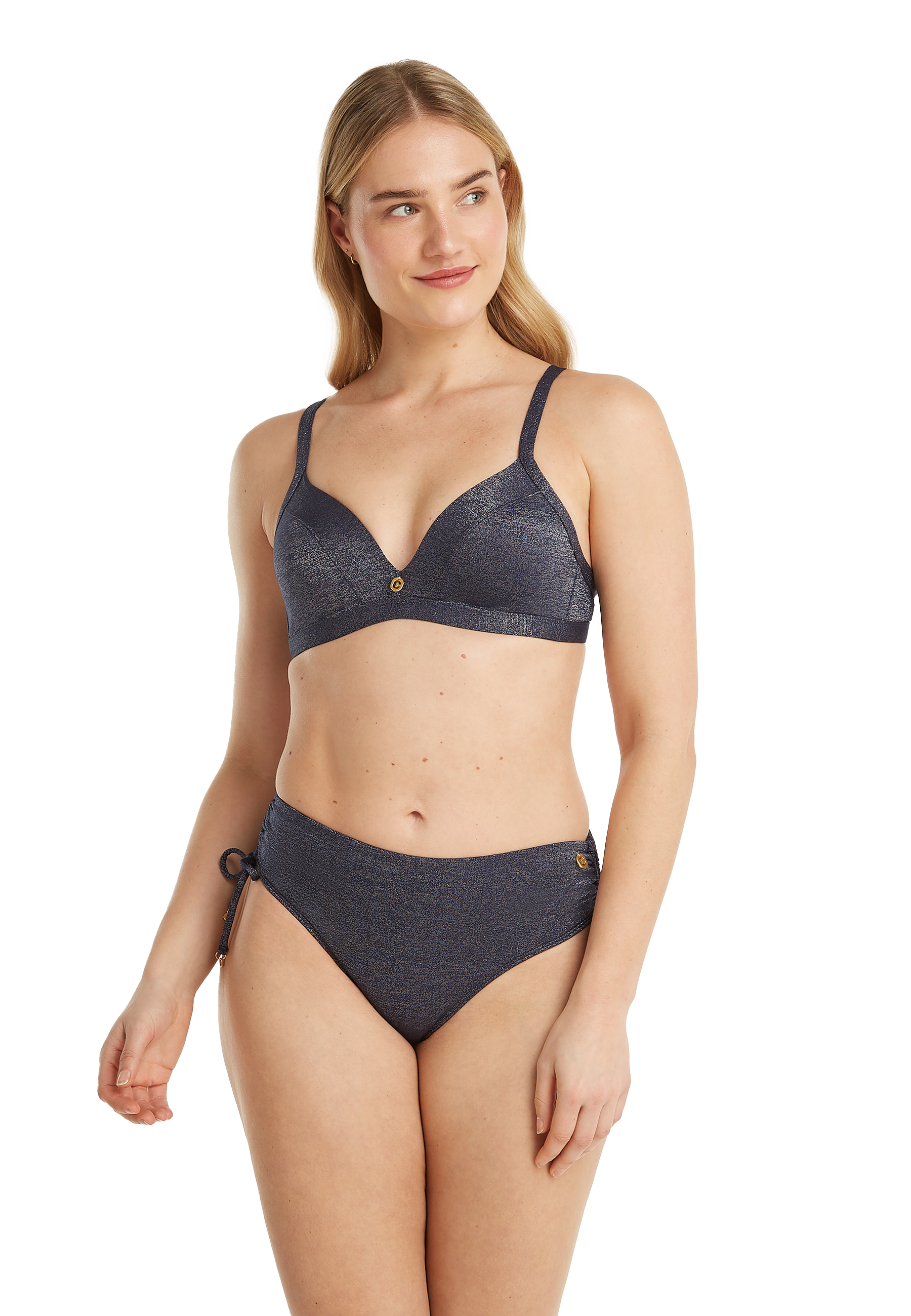 Triangle bikini top royal blue 