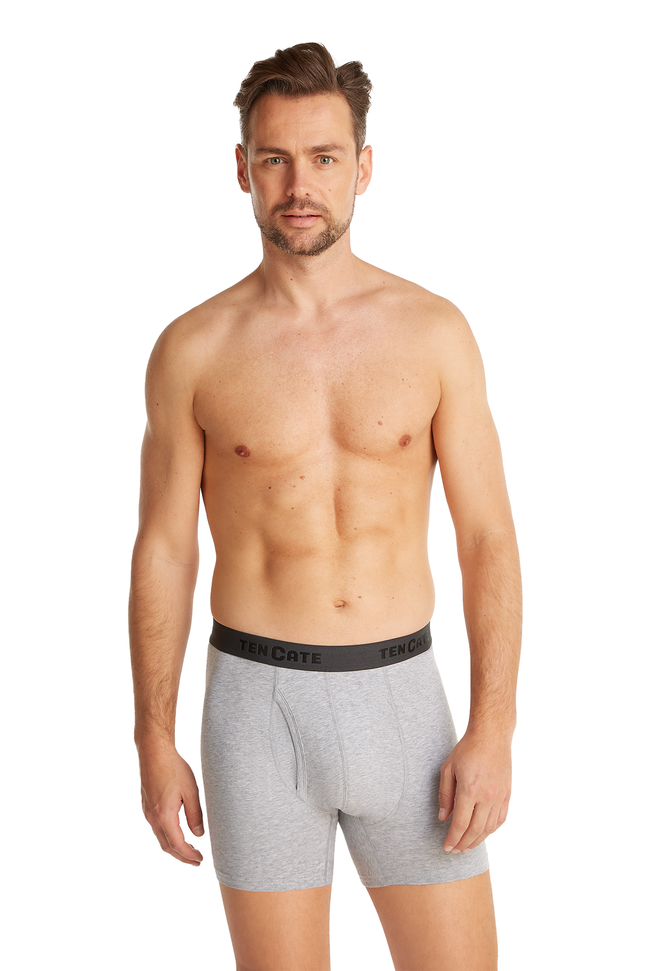 shorts met gulp grey melange 2 pack
