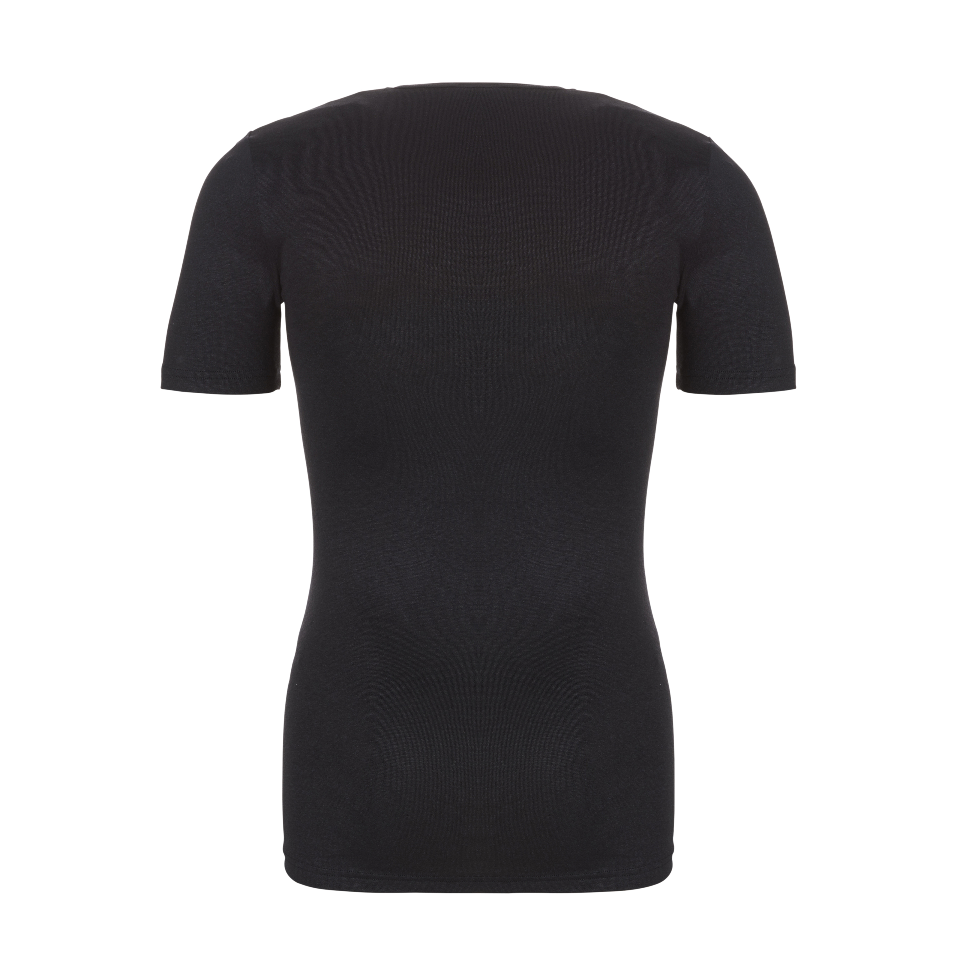 Thermo t-shirt v-hals zwart