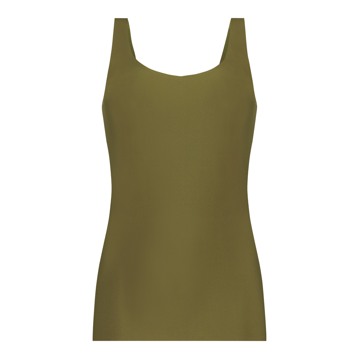 Singlet 2-way olive green maat XL