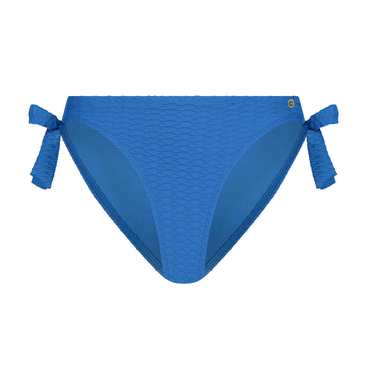 Bikini bottom bow blue snake Bikini bottom bow blue snake