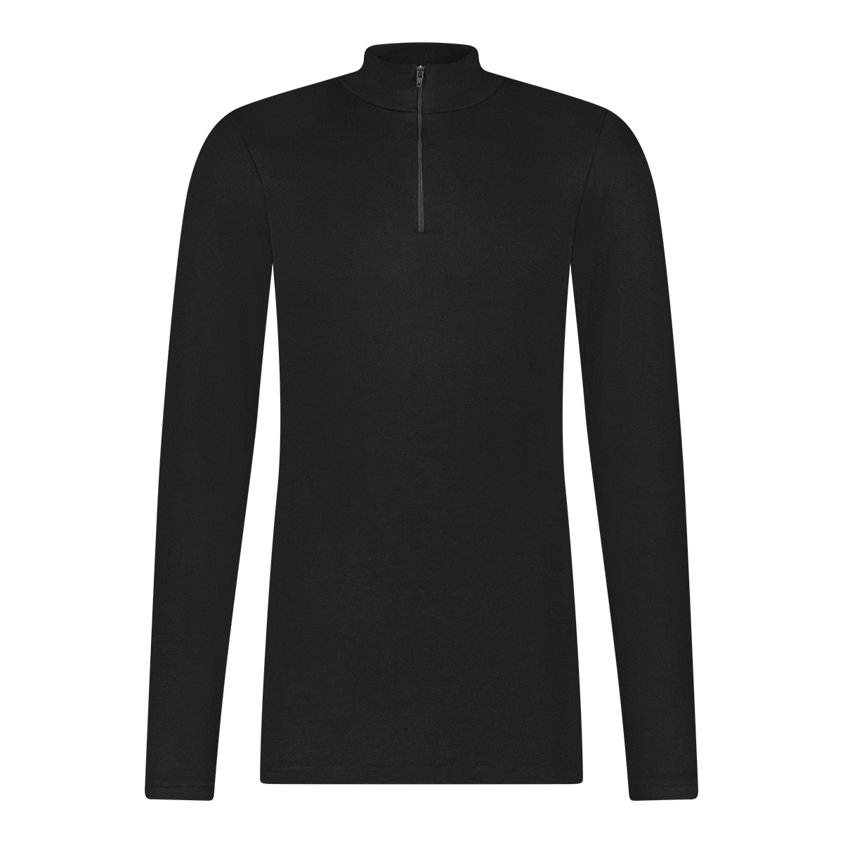 Thermo long sleeve high neck zipper zwart  Thermo long sleeve high neck zipper zwart
