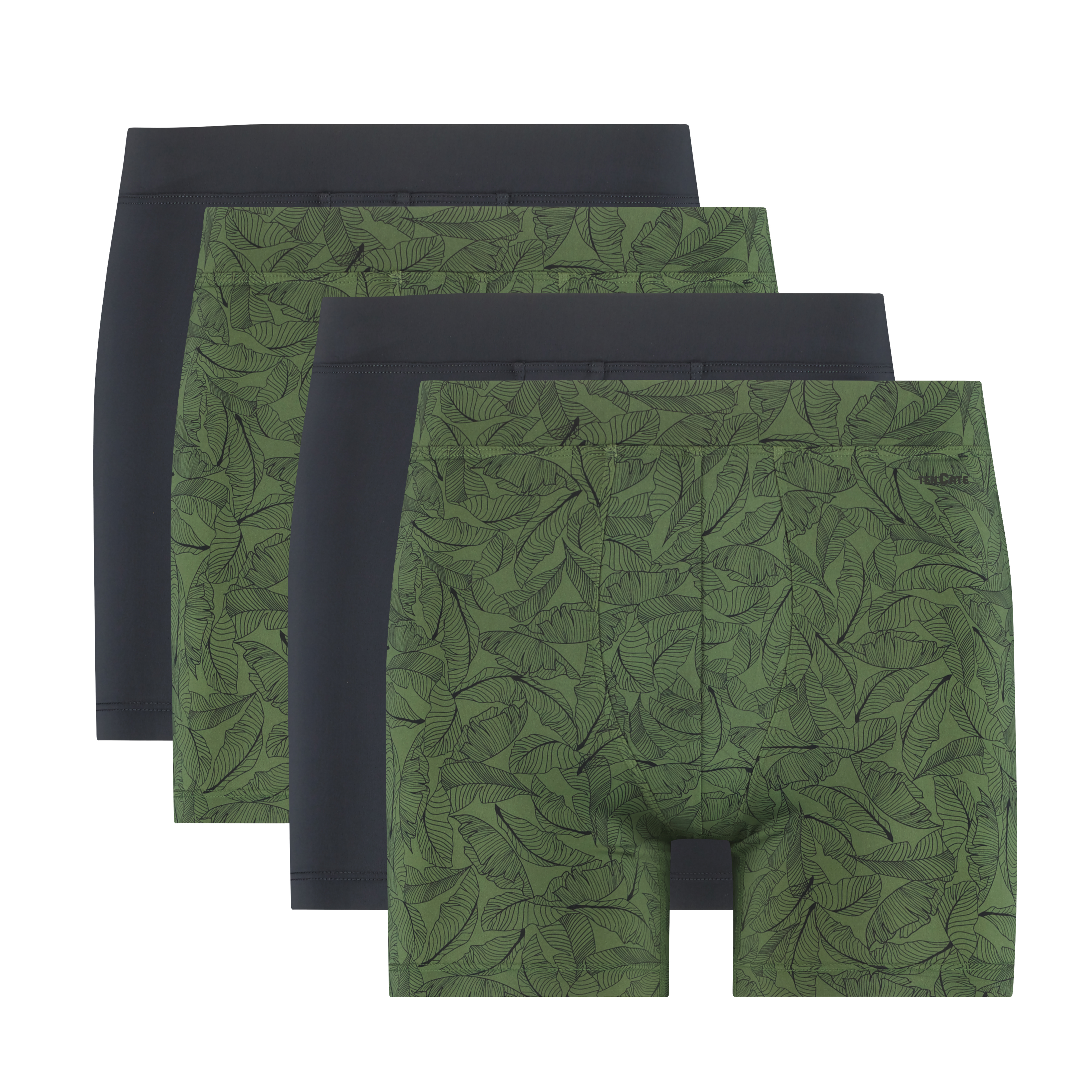 shorts graphic leaf mix maat S
