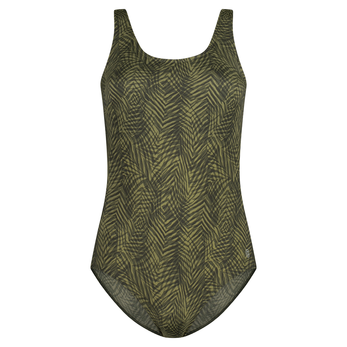 Badpak soft cup prothesis summer leaves green