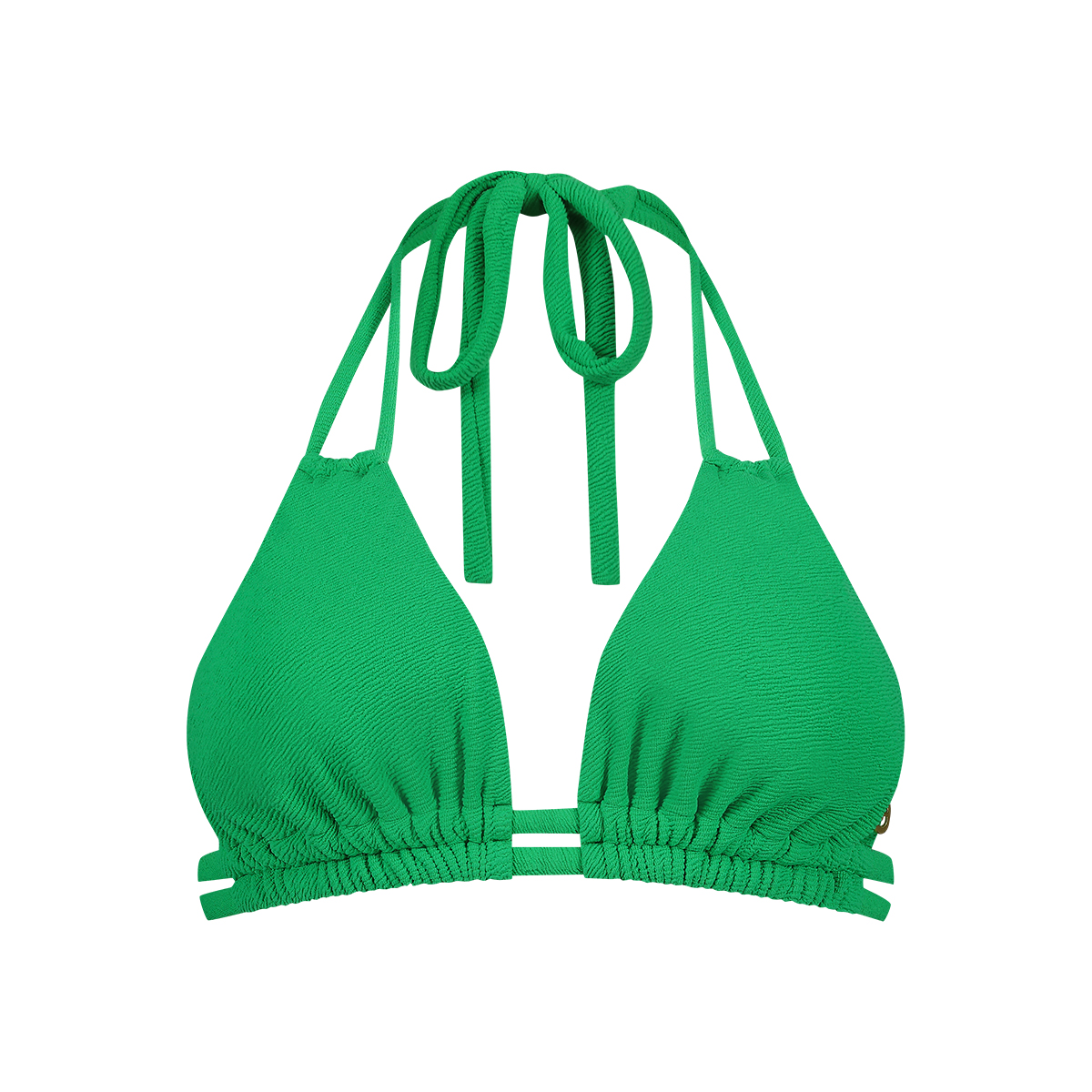 slide triangle bikini top bright green relief  slide triangle bikini top bright green relief