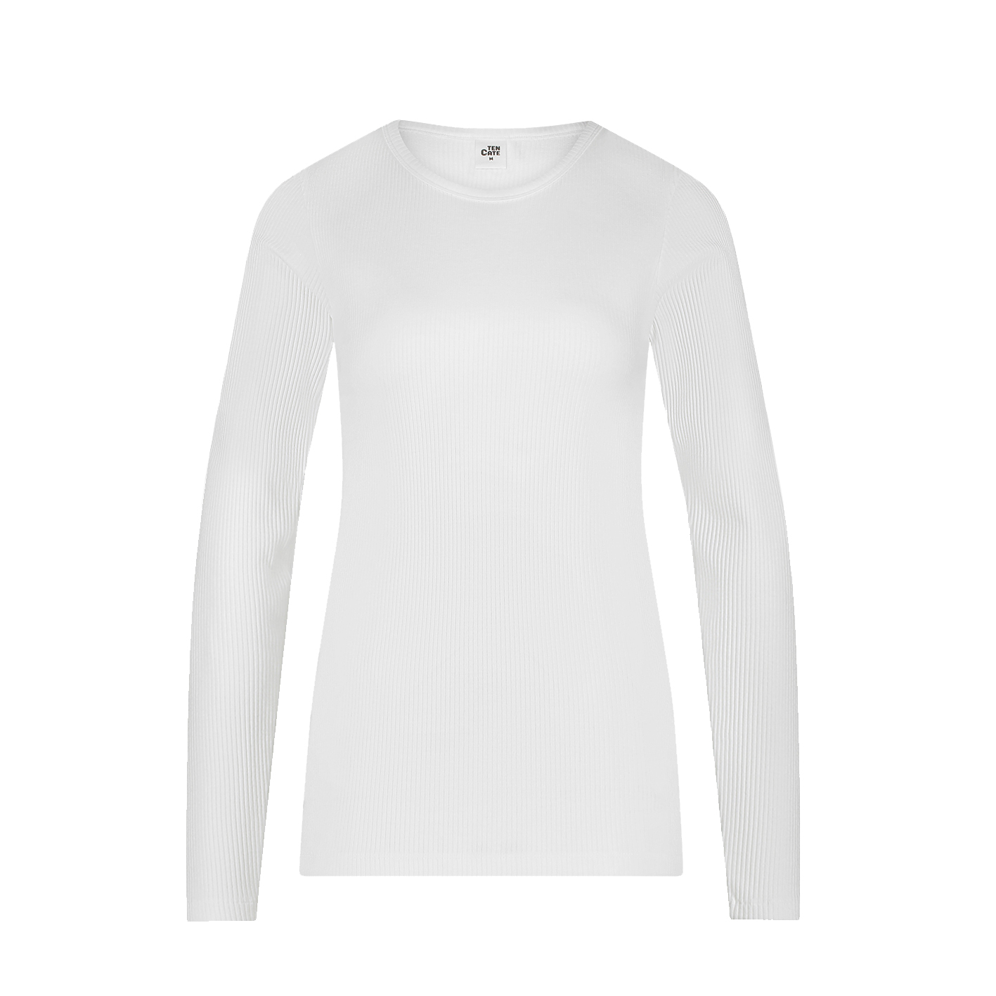 Ten Cate Thermo Rib dames shirt Lange mouw - XL - Wit