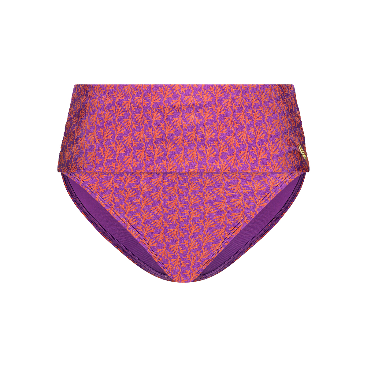 Flipover bikini bottom coral